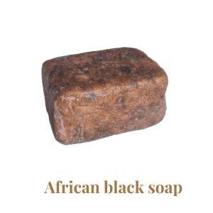 Raw African Black Soap – 300gm African Soap Bar